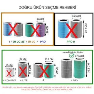 Xiaomi Smart Air Purifier 4 Pro karbon filtre kartuşu