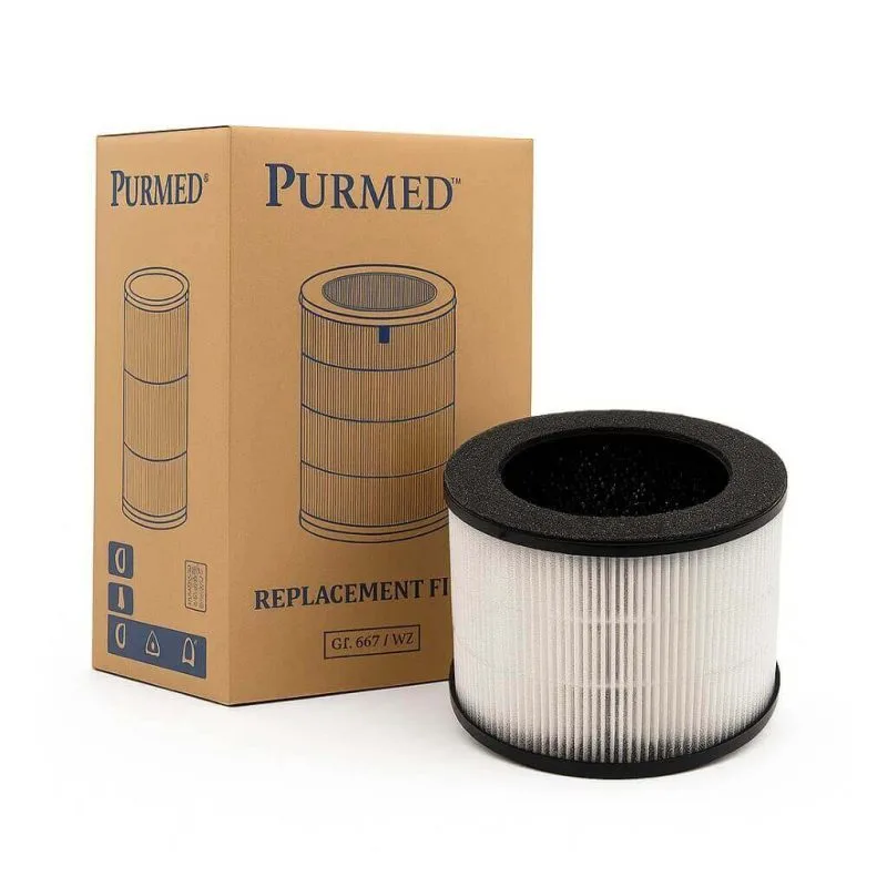 PURMED Pure Compact HEPA Karbon Yedek Filtre