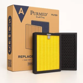 HEPA Karbon Yedek Filtre | PURMED Pure Flat